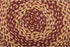 VHC Brands Classic Country Primitive Tabletop & Kitchen Jute Red Trivet, Burgundy Natural Tan 8"...