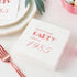 Crisky 40th Birthday Cocktail Napkins Rose Gold for Women 40th Birthday Party Decorations for Cake Dessert Berverage Table, 40th Birthday Party Su...