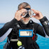 Horizontal Waterproof Phone Pouch – Blue/Black Underwater Phone Safety Case Compatible with iPhone Androids for Scuba Diving Underwater Photograph...