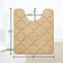 OLANLY Memory Foam Toilet Rugs U-Shaped 24x20, Ultra Soft and Absorbent Bathroom Rugs, Non-Slip Thick Toilet Bath Mat, Machine Wash Dry, Contour B...