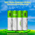 4 Pack Rechargeable 10440 Batteries, Lithium 10440 Batteries?Not AAA Batteries? Rechargeable Lithium Ion 3.7 Volts 10440 Battery with 4 in 1 USB T...