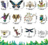 12 Pcs Women Brooches Bulk Set Rhinestone Crystal Vintage with Hummingbird Owl Elephant Peacock Bee Brooch Pin Animal Shape Butterfly Pins for Wom...