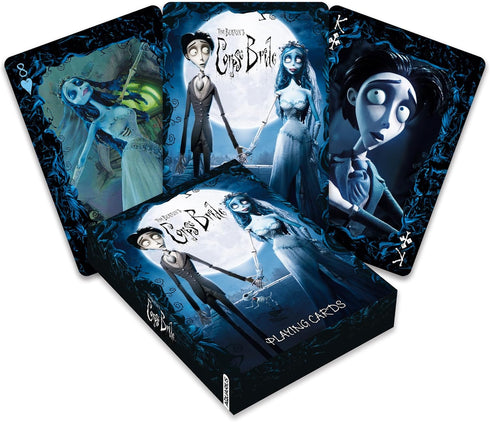AQUARIUS Corpse Bride Playing Cards – Corpse Bride Themed Deck of Cards for Your Favorite Card Games - Officially Licensed Corpse Bride Merchandis...
