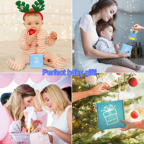 Bloobloomax Baby Rattles Toys for 0-12 Month, Infant Girl Boy Toys for Babies 3-6 Months, Newborn Hand & Foot Toys for 0 to 9 Months, Baby Shower ...
