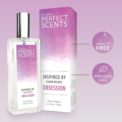 Fragrances | Obsession | Women’s Eau de Toilette | Vegan, Paraben Free | Never Tested on Animals | 2.5 Fluid Ounces...