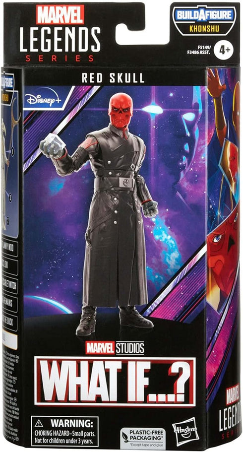 Marvel Legends Series MCU Disney Plus Red Skull What If Series Action Figure 6-inch Collectible Toy, 1 Accessory and 1 Build-A-Figure Part...