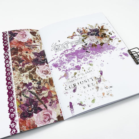 Fabric Tape Assortment 4/Rolls - ARToptions Plum Grove...