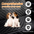 Dog Car Seat Cover for Back Seat 100% Waterproof Dog Hammock for Cars 600D Heavy Duty Scratch Proof Nonslip Durable Pet Dog Seat Cover for Car Tru...