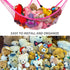 Toy Hammock, Stuffed Animals Hammock, Jumbo Toy Storage Net 83" Wall Sling Corner Extra Large Kids Children Mesh Toy Net Organizer (Pink, 83 Inch)...
