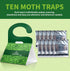 Pantry Moth Traps, Moth Traps with Pheromones Prime, 10 Moth Traps for Meal Moth Killer, Sticky Glue Flies Pest Food and Cupboard Moth Killer, Hoo...