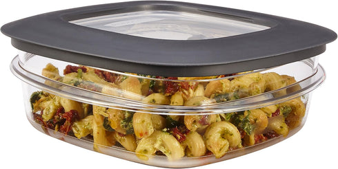 Rubbermaid Premier Easy Find Lids 3-Cup Meal Prep and Food Storage Container, Grey |BPA-Free & Stain Resistant...