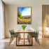 Posterizer 1 pcs-oil painting style-vibrant field with flowers-classics inspired 5-Landscape & Nature Art-Vintage Art-Gift for Art Lovers- unframe...