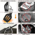 Silicone Kitchen Cooking Utensils Set Kitchen Spatula Set with Holder,5 pcs Heat Resistant Silicone Kitchen Utensils Gadgets Tools Set for Nonstic...