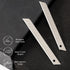 Gomake 100PCS 9mm Box Cutter Knife Replacement Blades 60 Degree Carbon Steel 9mm Snap Off Blades,Fits Most Retractable Knives...