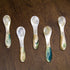 DUEBEL Mother of Pearl Caviar Spoons, 4' Luxury Handmade Spoons for Caviar/Shrimp/Egg/Icecream Serving (5pcs)...