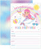 Your Main Event Prints Mermaid Unicorn Pool Party Birthday Invitations - Summer Pool Party Bash - Splash Pad, Water Park Invites - 20 Fill-In Unic...