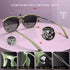 ATTCL Sunglasses for women - Ultralight Driving Polarized Round Womens sunglass Medium Large Fit...
