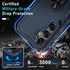 Janmitta for Samsung Galaxy A35 5G Case with Tempered Glass Screen Protector,Heavy Duty Shockproof Full Body Protective Cover Built in Rotatable M...