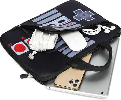 11.6" 12.2 inches Laptop Sleeve Chromebook Case Ultrabook Case Notebook Sleeve PC Messenger Bag Tablet Case Neoprene Handle Sleeve for Kids Men Wo...