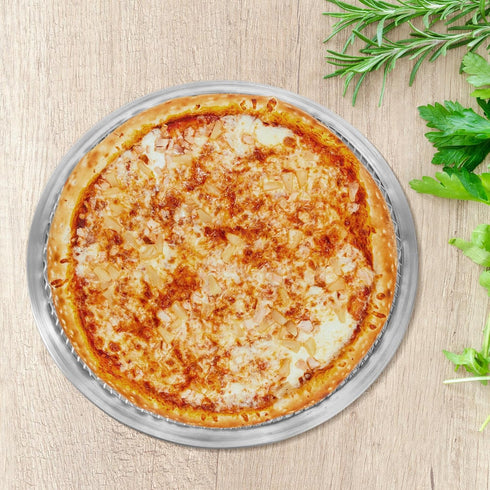 Alipis Pizza Screen Pizza Pan Net: 11inch Stainless Steel Pizza Baking Screen, Round Mesh Pizza Pan, Pizza Crisper Tray, Bakeware for Oven Bbq...