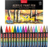 ZEYAR Premium Acrylic Paint Pen, Water Based, Extra Fine Point, 18 Colors, Odorless, Acid Free and Safe, Opaque Ink, Environmental Friendly, AP Ce...