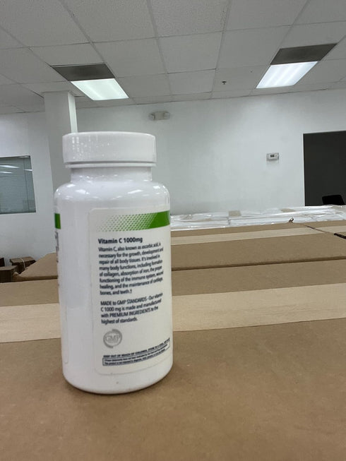 NF Sports Vitamin C 1000 mg Supports The Immune System, Formation of Collagen, Iron Absorption, and Maintenance of Cartilage, and Teeth, Vegan, Gl...