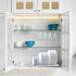 Simple Houseware Stainless Steel Plate Drying Rack with Drainboard, Chrome...