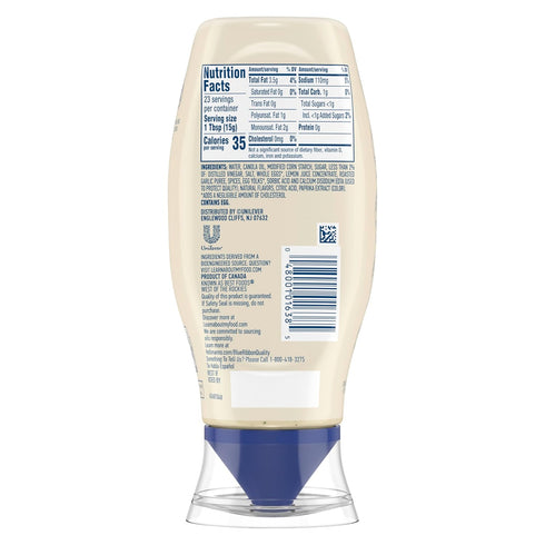 Hellmann's Mayonnaise Dressing Italian Herb & Garlic for a Deliciously Creamy Condiment, with Real Ingredients & No Artificial Flavors, 11.5 oz...