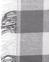 DII Heavyweight Fringed Check Tabletop Collection, Table Runner, 14x108, Gray...