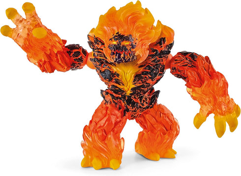 Schleich Eldrador Creatures Mythical Lava Monster - Firey Lava World Posable Lava Smasher Fantasy Action Figure with Posable Arms and Jaw, Highly ...
