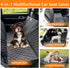 Dog Car Seat Cover for Back Seat 100% Waterproof Dog Hammock for Cars 600D Heavy Duty Scratch Proof Nonslip Durable Pet Dog Seat Cover for Car Tru...