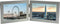 Brushed Aluminium Satin Silver Colour - Twin 2 Picture Horizontal Double Folding Photo Frame - Takes 2 Photos of 6 x 4 inches (15 x 10 cm) (Landsc...