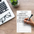 Dry Erase to Do List Vinyl Whiteboard Sticker Decal by Glassboard Studio | Removable & Reusable | Magnetic Fine-Tip Marker Included (6 x 9 inches,...