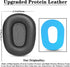 Replacement Ear Pads Cushions Compatible with VXI BlueParrott B450-XT S450-XT B450XT Noise Canceling Bluetooth Headset Protein Leather Earpads Ear...