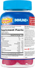 Emergen-C Immune+ Immune Gummies, Vitamin D Plus 750 mg Vitamin C, Immune Support Dietary Supplement, Caffeine Free, Gluten Free, Raspberry Flavor...