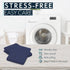 HC Collection King Pillow Cases Set of 2- Microfiber, Extra Soft Pillowcases - Easy Care & Machine Washable - Navy...