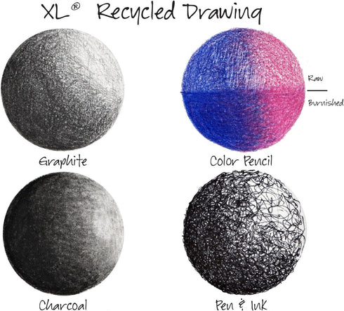 Canson XL Series Recycled Drawing Paper Pad, Top Wire Bound, 70 Pound, 9 x 12 Inch, 60 Sheets...