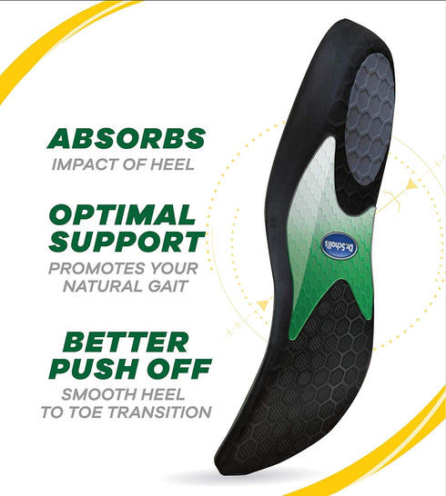 Dr. Scholl's Performance Sized to Fit Running Insoles for Men & Women // Help Prevent Plantar Fasciitis, Shin Splints and Runner’s Knee...