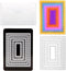 Yoseng Die Cuts for Card Making,Nesting Frame Die Cut,Card Frame Die Set,Paper Craft Die-Cuts,DIY Card Metal Punch Template, Scallops Border Class...