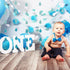 Waydress 24 Pieces Raindrop Garlands Birthday Paper Decorations Blue Paper Hanging Raindrop Shape Garlands for Baby Shower Birthday Wedding Party ...