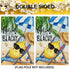 Summer Cartoon Lemon Garden Flags 12x18 Inch Double Sided, Feeling A LITTLE BEACHY Yard Decoration, Small Seasonal Outside Decor for Spring Outdoo...
