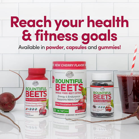 COUNTRY FARMS Bountiful Beets Capsules, Wholefood Beet Extract Superfood, Natural Nitric Oxide Booster, Beet Root Powder, Circulation and Immune S...