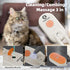 Cat Brush Dog Brush Cat Grooming Supplies Pet Supplies, Spritz Defur Comb For Cats Cat Brush For Shedding With Rotable Handle, Cloud Care Cat Hair...