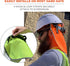 Ergodyne - 29063 GloWear 8006 High Visibility Hard Hat Neck Shade with Reflective Binding- Lime, 1 Count (Pack of 1)...
