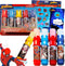 Spiderman Sidewalk Chalk Set for Kids - Bundle with 5 Spiderman Jumbo Chalk Sticks with Chalk Holders Plus Stickers, More | Spiderman Outdoor Toys...