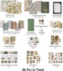 YagCu Aesthetic Scrapbook Kit, Junk Journal Scrapbooking Supplies, Vintage Journaling Set Bullet Journals Material, Large Collection for Teen Girl...