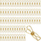 100 Pcs Paper Clips Metal Wire Hollow Out Clips Multi Purpose Utility Clips Invoice Bill Paper Clips Stainless Steel Hanging Clothes Pins for Scho...