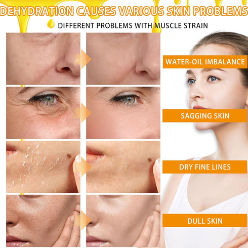 8 Pack Honey Sheets Face Mask Skincare Set,Moisturizing Facial Masks for Men & Women,Hydrating Long Lasting Soft Face Masks Skin Care for All Skin...