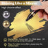 LET'S RESIN 6Pcs Mirror Chrome Markers,3 Sizes Shiny Chrome Paint Pen with Large Barrel, Quick Dry Oil-based Silver & Gold Markers for Metal, Resi...