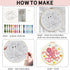 INFUNLY 4 Sets Embroidery Kit for Beginners with Sea Animals Pattern DIY Embroidery Kit for Adults Ocean Embroidery Art Kit Turtles/Seahorses/Octo...
